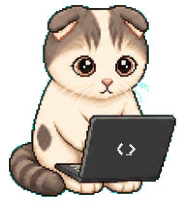 Fudfid working with laptop animation